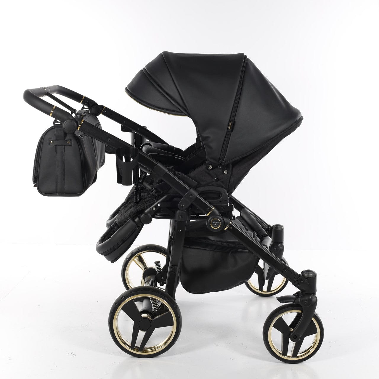 Junama Double Fluo Line Diamond Stroller - Black  Junama   