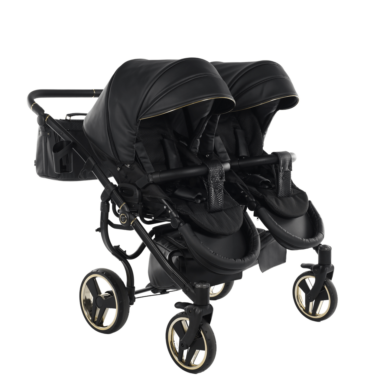 Junama Double Fluo Line Diamond Stroller - Black  Junama   