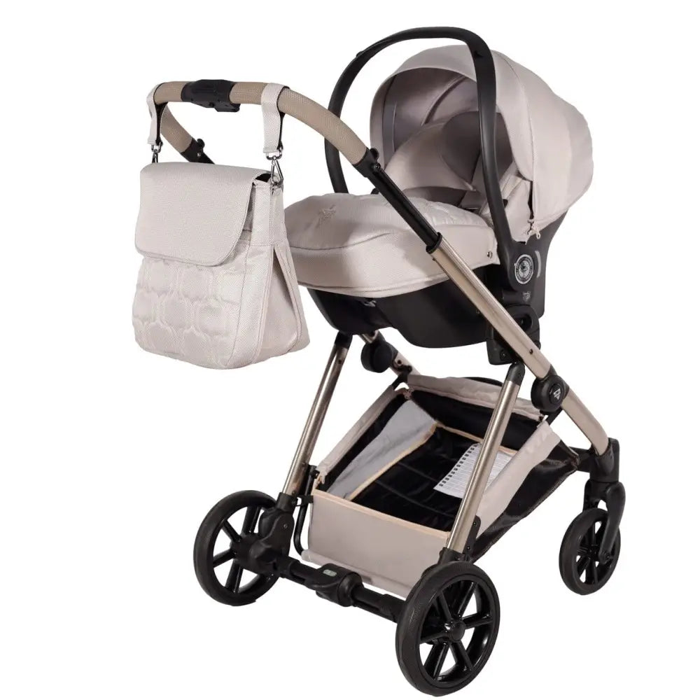 Junama Elegant Beige 3 in 1 Travel System With Isofix Junama