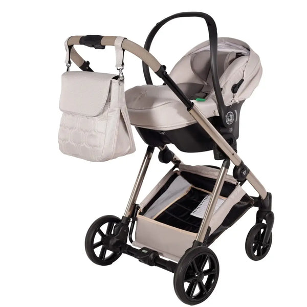 Junama Elegant Beige 3 in 1 Travel System With Isofix Junama