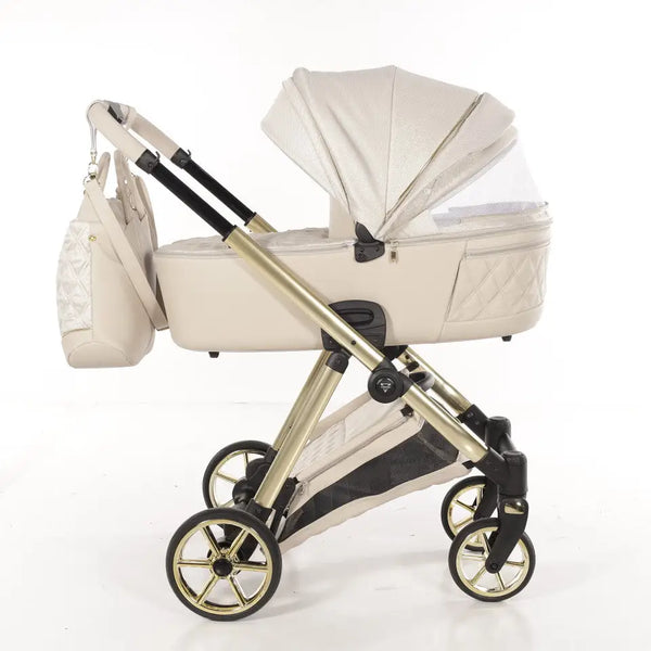 Junama Elegant Lamé Beige 2 in 1 Pushchair