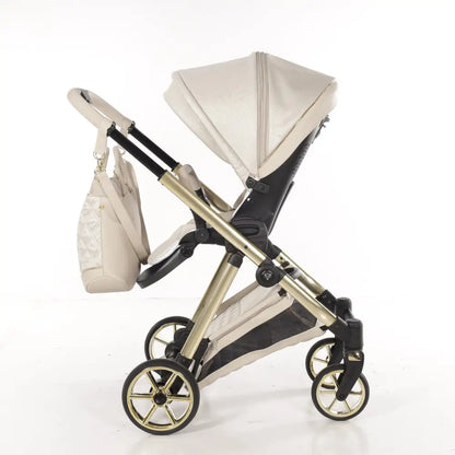 Junama Elegant Lamé Beige 2 in 1 Pushchair