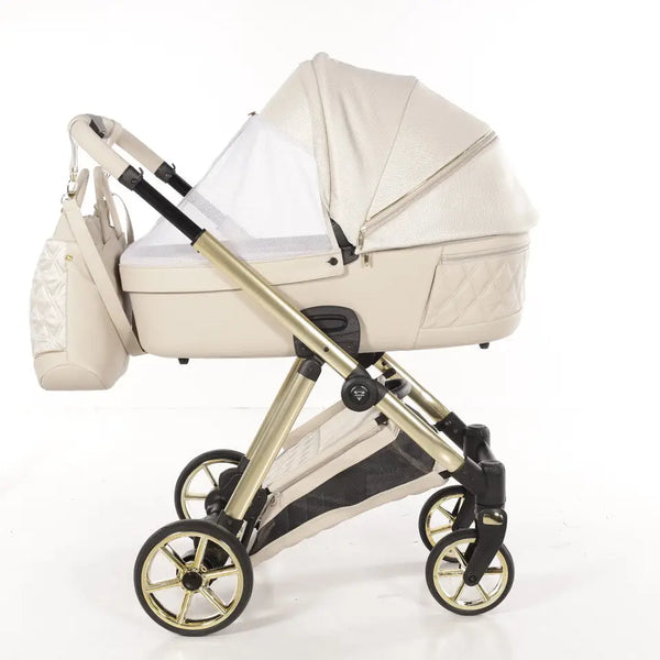 Junama Elegant Lamé Beige 3 in 1 Travel System