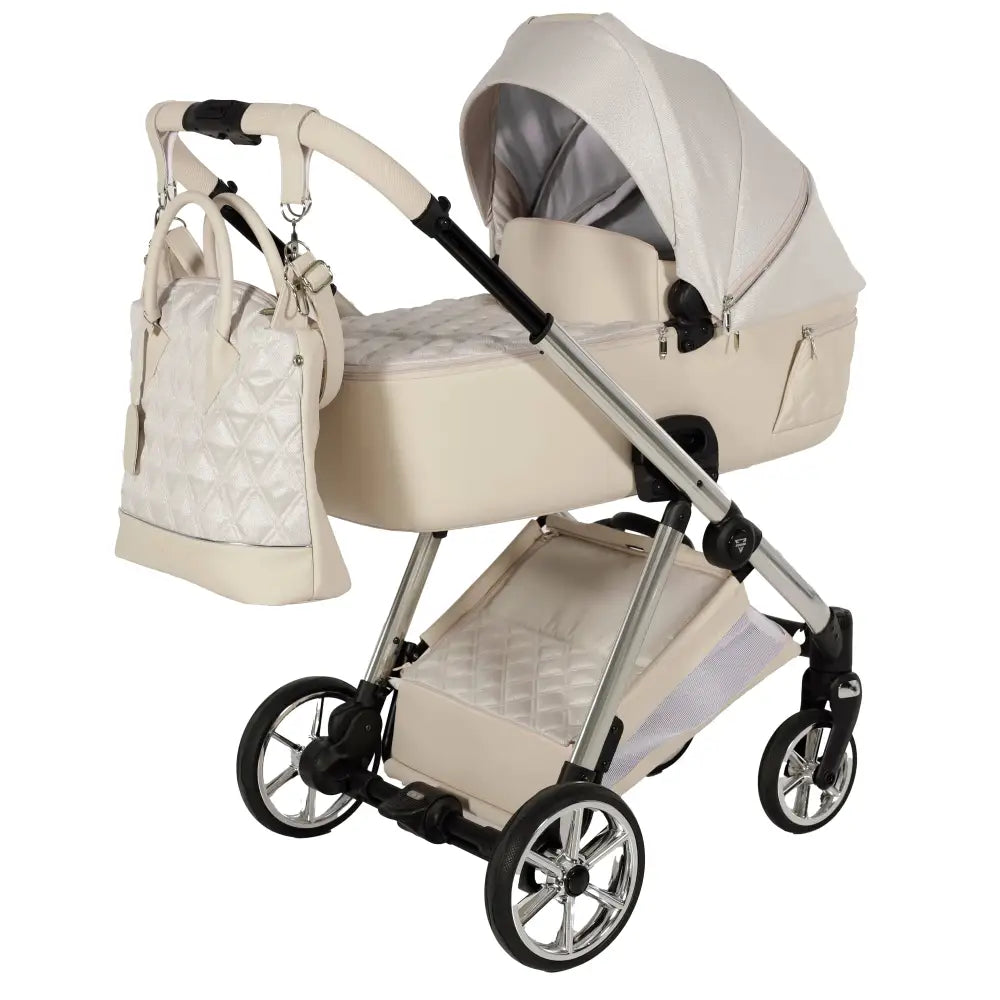 Junama Elegant Lamé Beige 3 in 1 Travel System Junama