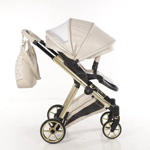 Junama Elegant Lamé Beige 3 in 1 Travel System