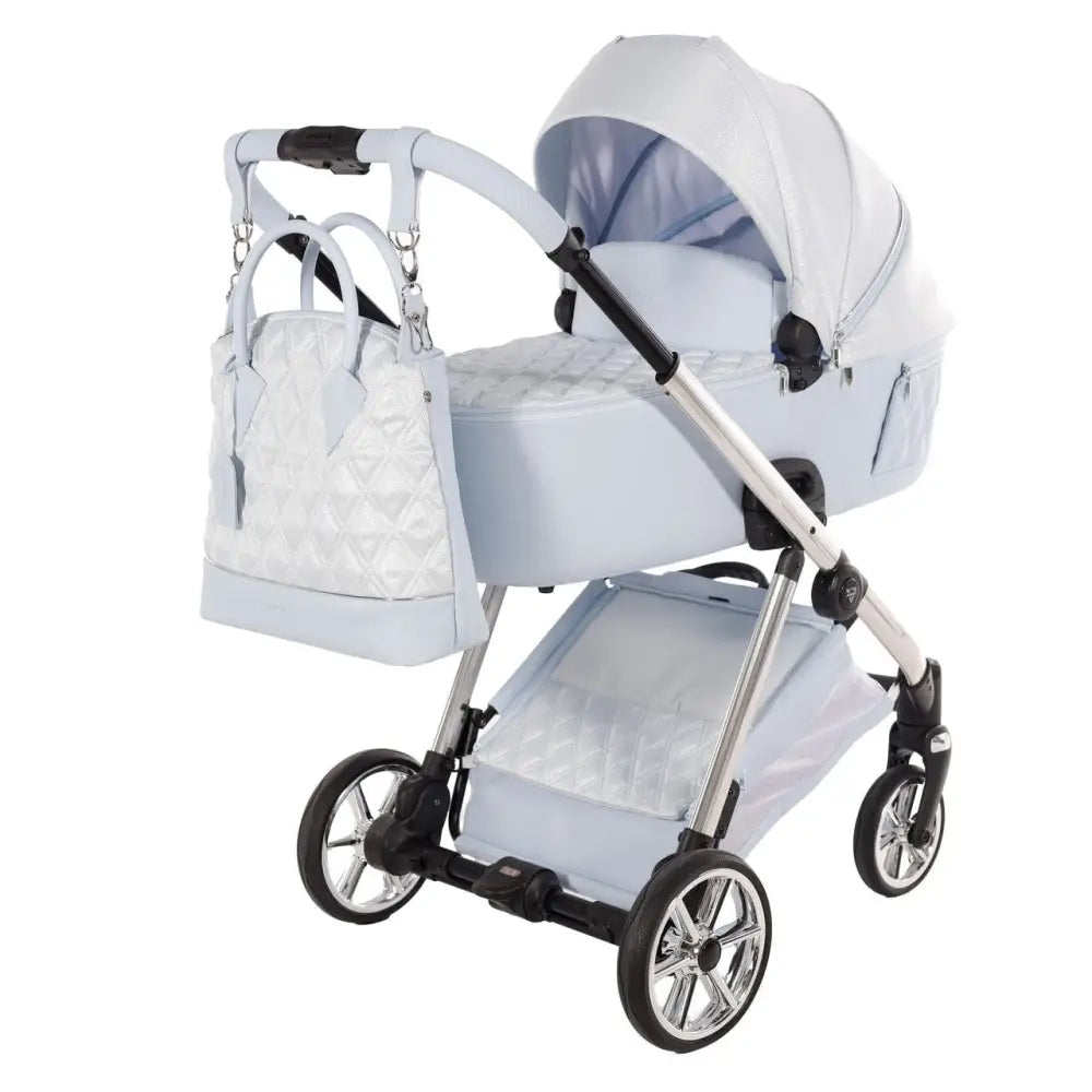Junama Elegant Lamé Blue 2 in 1 Pushchair Junama
