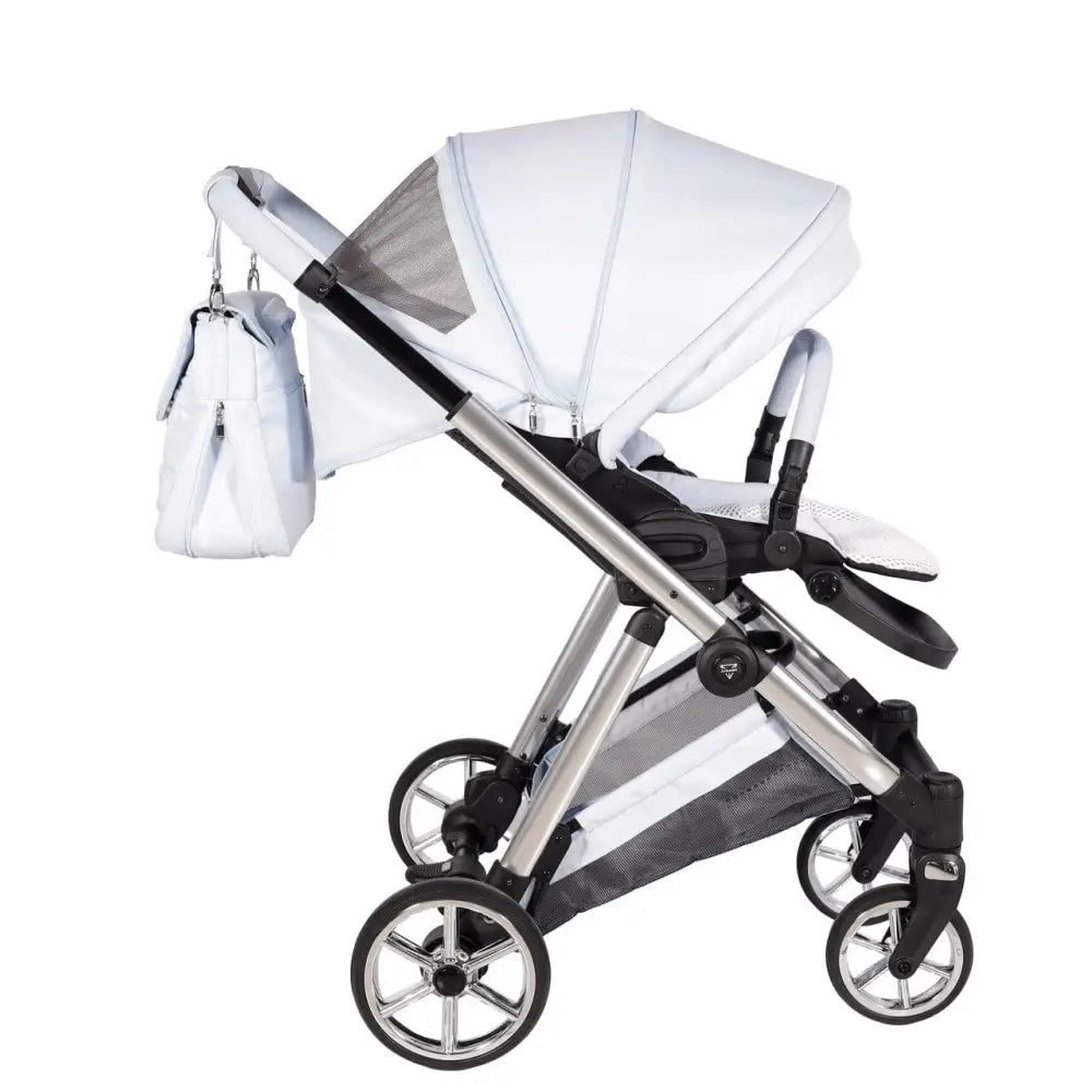 Junama Elegant Lamé Blue 3 in 1 Travel System Junama