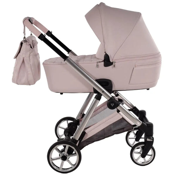 Junama Elegant Pink 3 in 1 Travel System with Isofix Junama