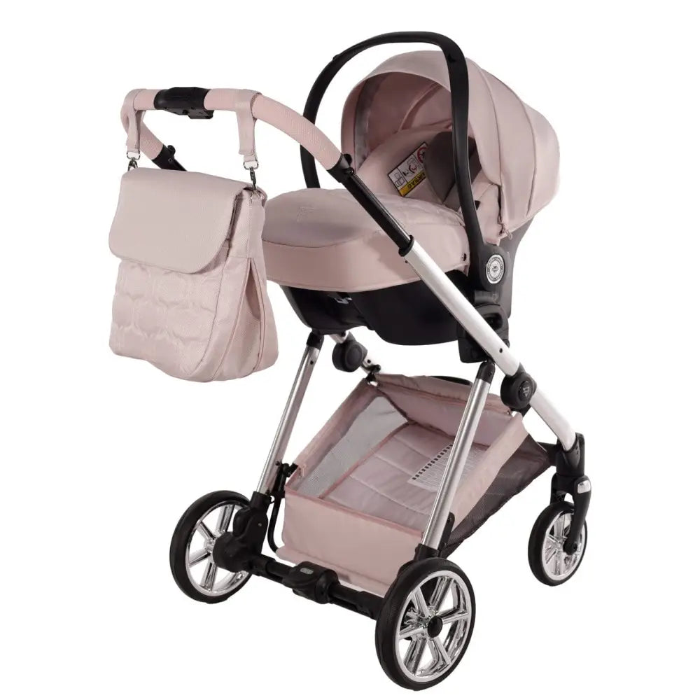 Junama Elegant Pink 3 in 1 Travel System with Isofix Junama