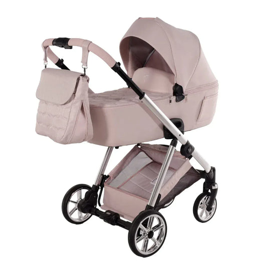 Junama Elegant Pink 3 in 1 Travel System with Isofix Junama