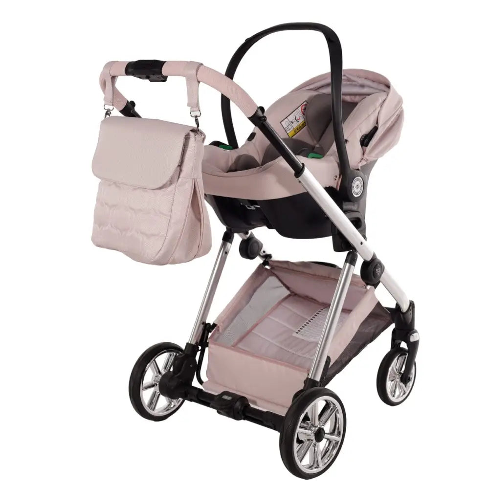 Junama Elegant Pink 3 in 1 Travel System with Isofix Junama