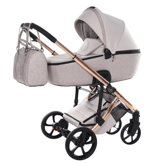 Junama Glitter Dusky Pink 2 in 1 Pram Package  Junama   