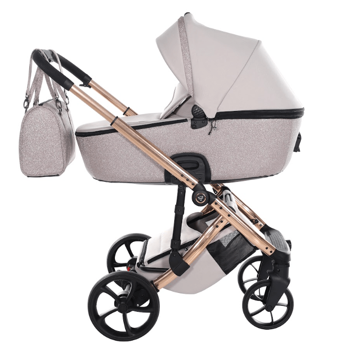 Junama Glitter Dusky Pink 2 in 1 Pram Package  Junama   