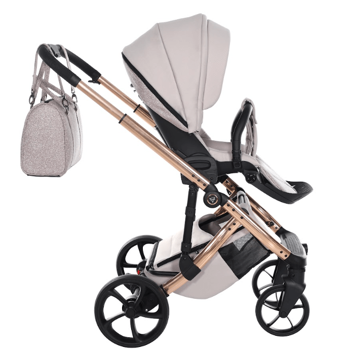 Junama Glitter Dusky Pink 2 in 1 Pram Package  Junama   