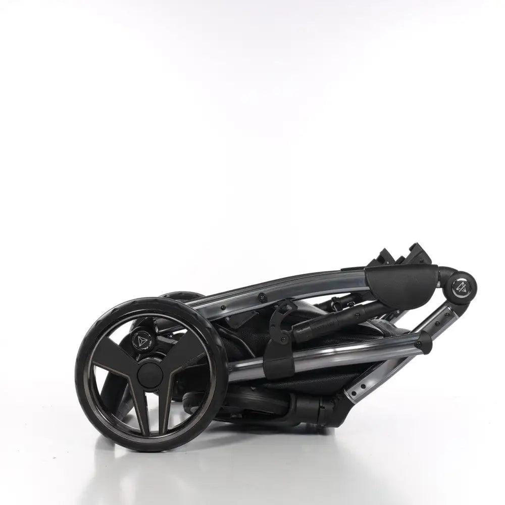 Junama Handcraft Diamond Pram – 3 in 1 Luxury Black Travel System Junama