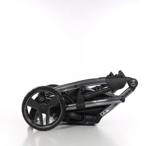 Junama Handcraft Diamond Pram – 3 in 1 Luxury Black Travel System Junama