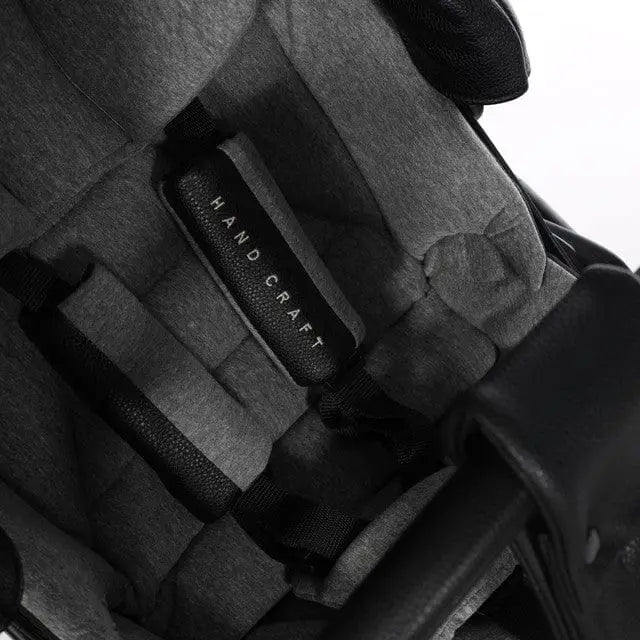 Junama Handcraft Diamond Pram – 3 in 1 Luxury Glitter Black Travel System Junama