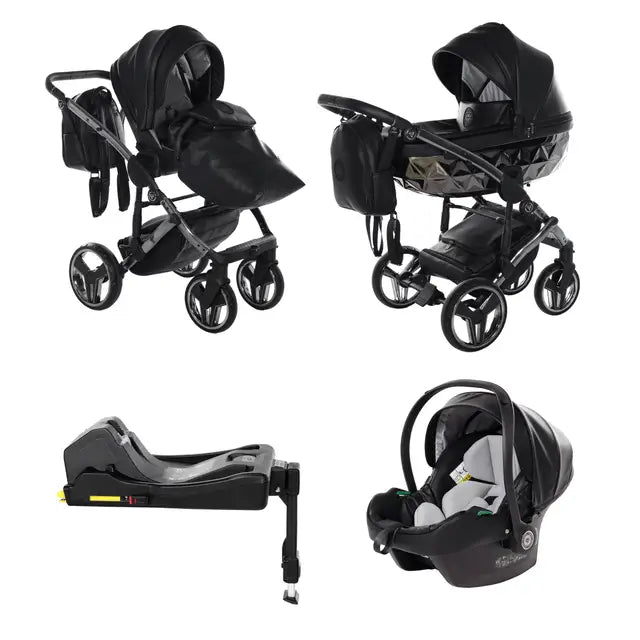 Junama Handcraft Diamond Pram With Isofix – 4 in 1