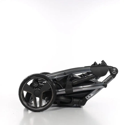 Junama Handcraft Diamond Pram With Isofix – 4 in 1 Luxury Black Travel System Junama