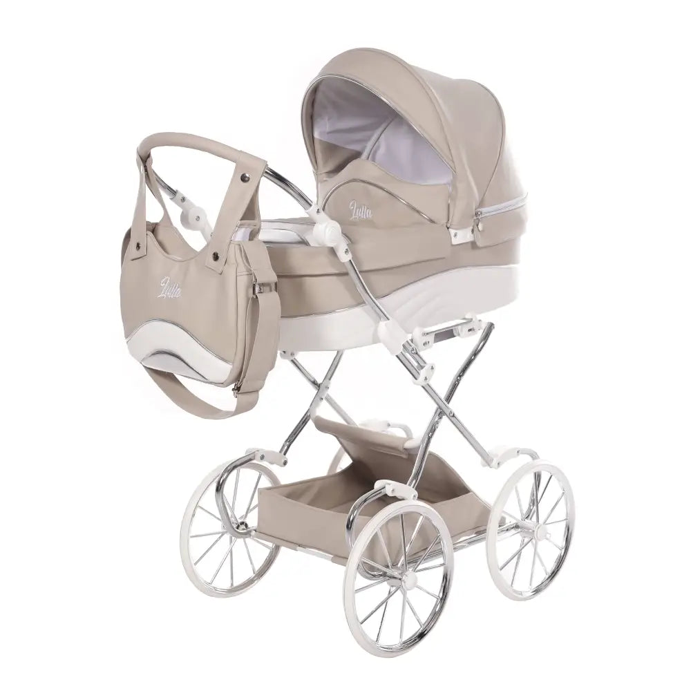 Junama Lulla Dolls Pram - Beige Junama