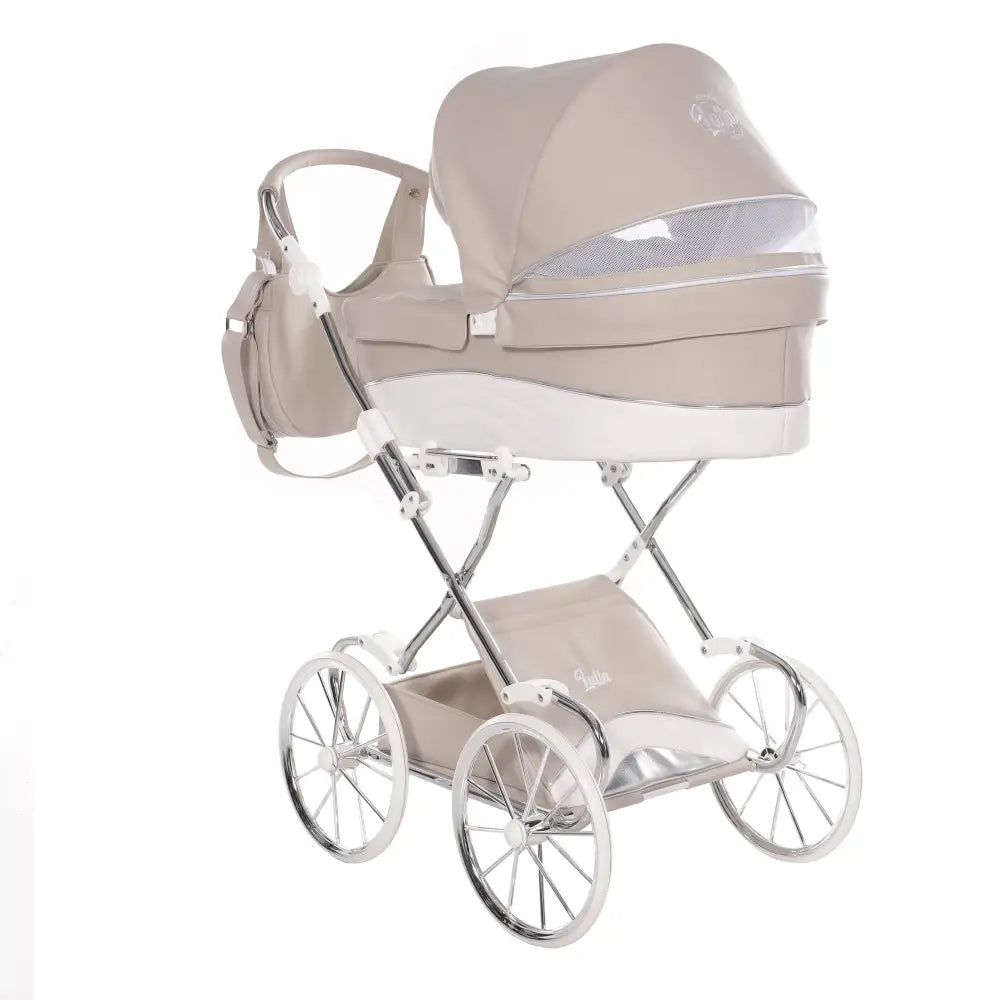 Junama Lulla Dolls Pram - Beige Junama