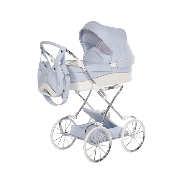 Junama Lulla Dolls Pram - Blue Junama