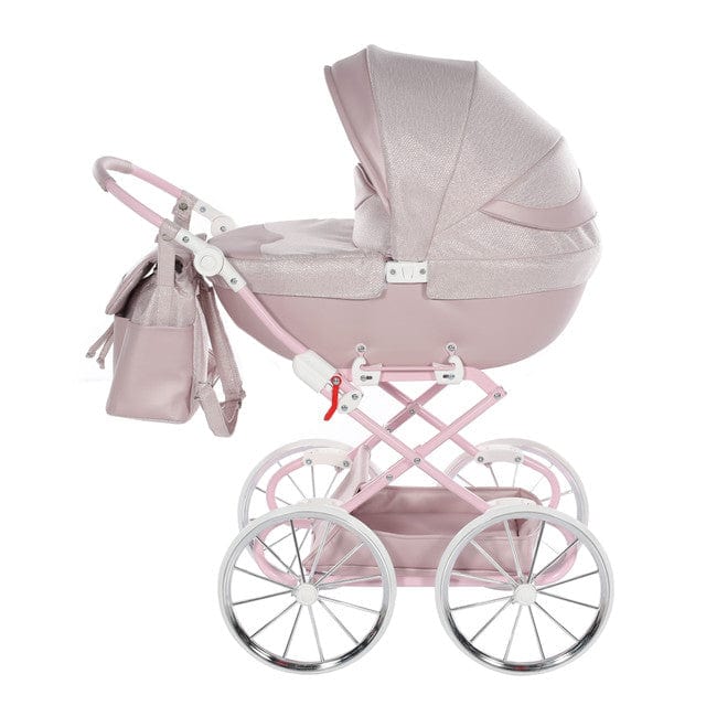 Junama Dolce Pink Glitter Dolls Pram  Junama   