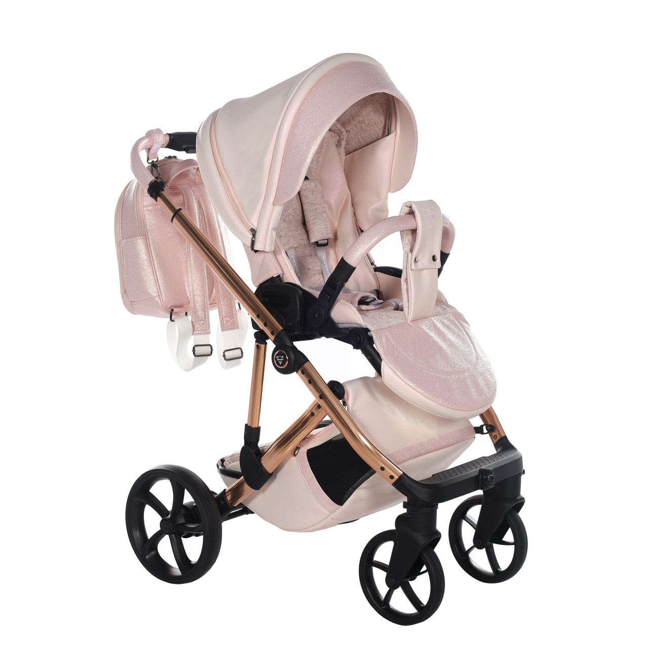 Junama Pink Pearl 2 in 1 Pushchair  Junama   