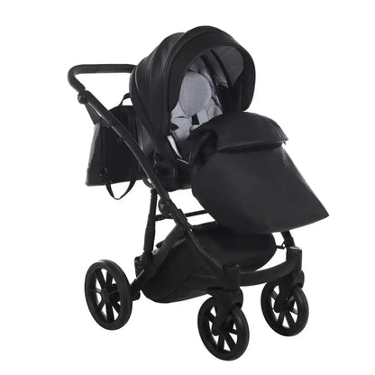Junama Space Eco 2 in 1 Pram - Black Junama
