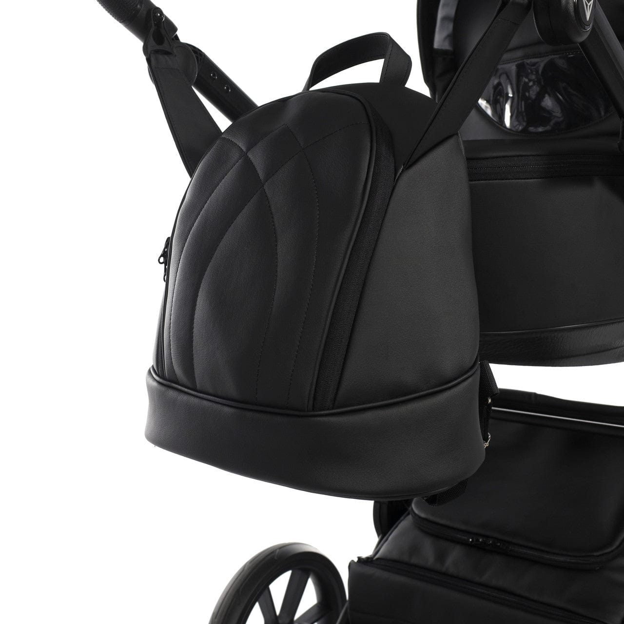 Junama Space Eco Leatherette 4 in 1 Travel System with Isofix - Black Junama