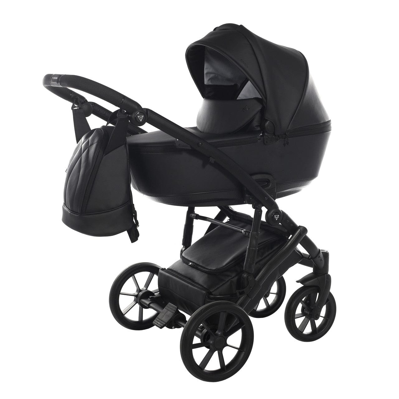 Junama Space Eco Leatherette 4 in 1 Travel System with Isofix - Black Junama