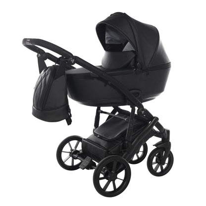 Junama Space Eco Leatherette 4 in 1 Travel System with Isofix - Black Junama