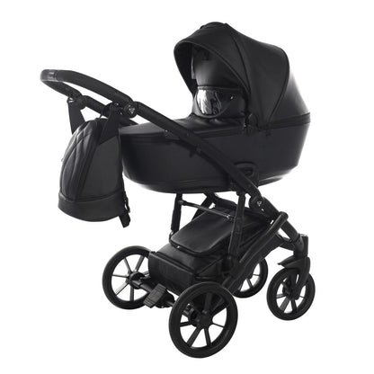 Junama Space Eco Leatherette 4 in 1 Travel System with Isofix - Black Junama