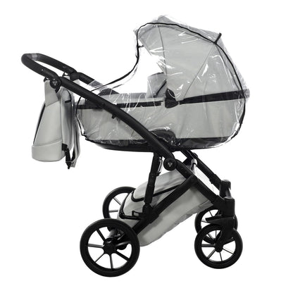 Junama Space Eco Leatherette 4 in 1 Pram with Isofix Base - Grey Junama
