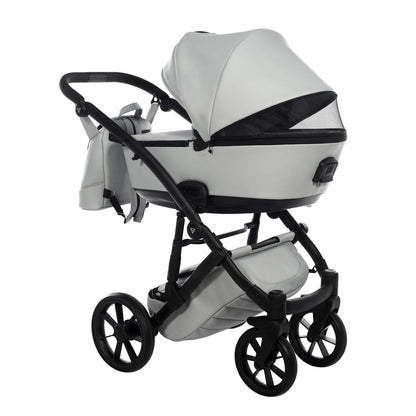 Junama Space Eco Leatherette 4 in 1 Pram with Isofix Base - Grey Junama