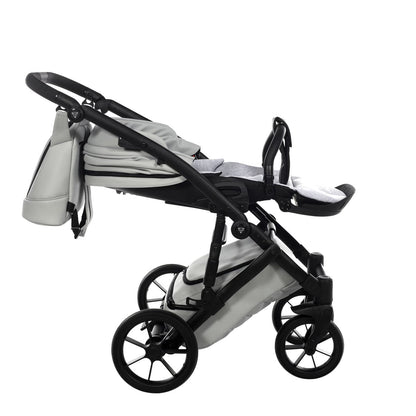 Junama Space Eco Leatherette 4 in 1 Pram with Isofix Base - Grey Junama