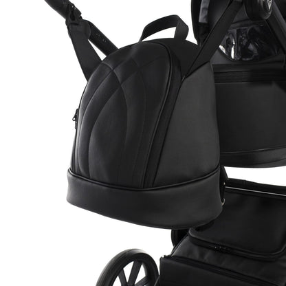 Junama Space Eco Leatherette 4 in 1 Travel System with Isofix - Black Junama