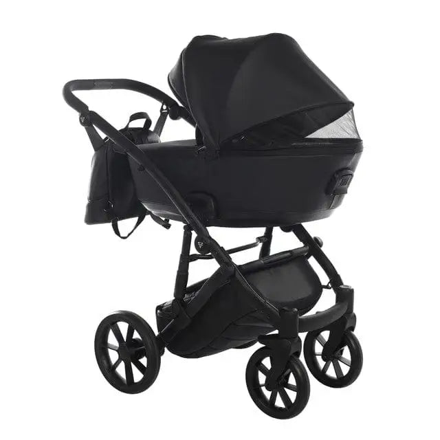 Junama Space Eco Leatherette 3 in 1 Pram - Black Junama