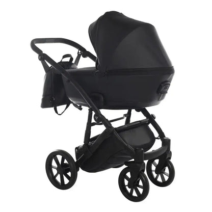 Junama Space Eco Leatherette 3 in 1 Pram - Black Junama