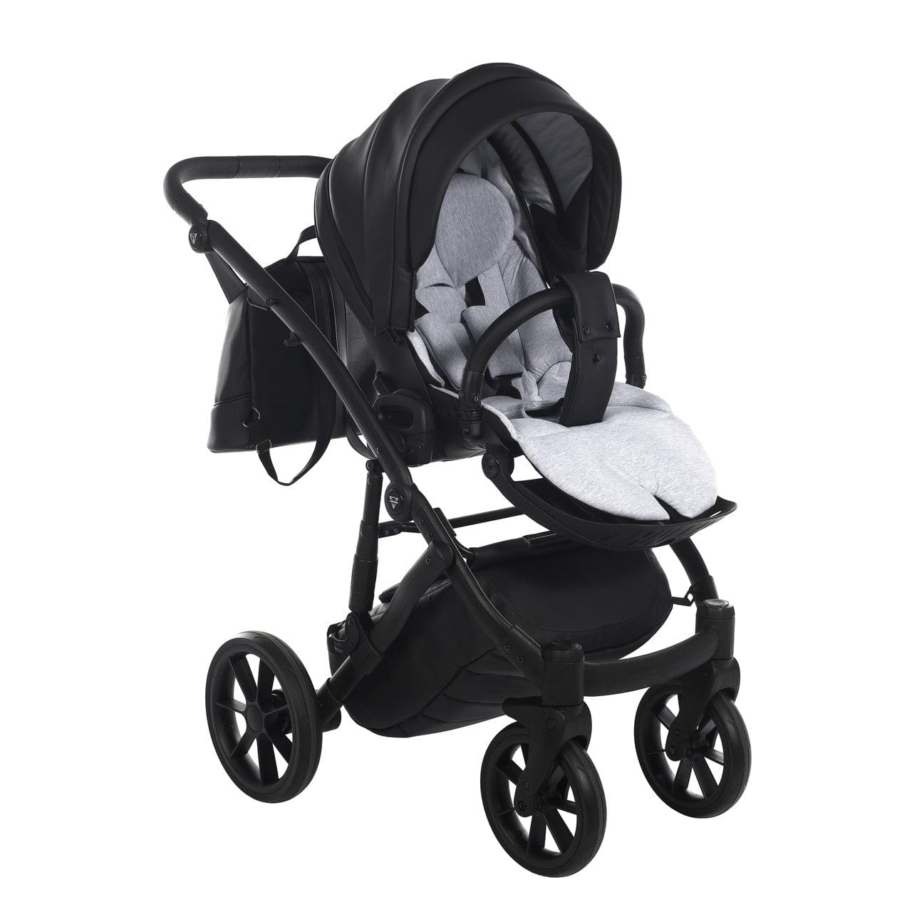 Junama Space Eco Leatherette 4 in 1 Travel System with Isofix - Black Junama
