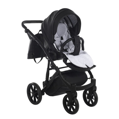 Junama Space Eco Leatherette 4 in 1 Travel System with Isofix - Black Junama