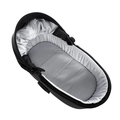 Junama Space Eco Leatherette 3 in 1 Pram - Black Junama