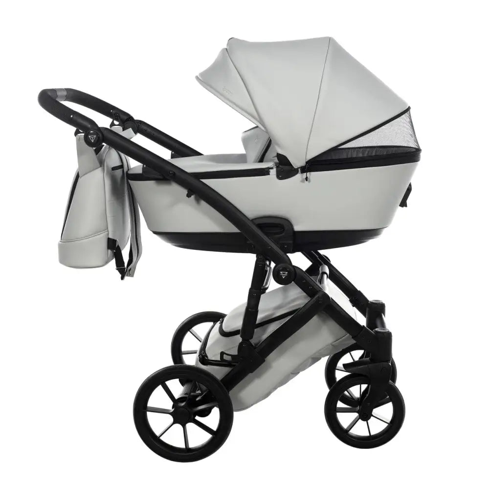 Junama Space Eco Leatherette 3 in 1 Pram - Grey Junama