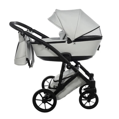 Junama Space Eco Leatherette 3 in 1 Pram - Grey Junama