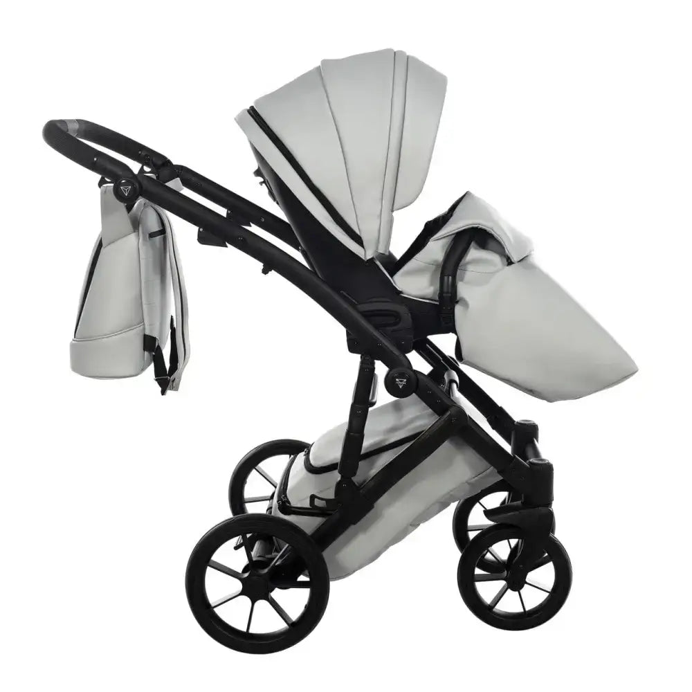 Junama Space Eco Leatherette 3 in 1 Pram - Grey Junama