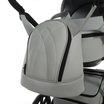 Junama Space Eco Leatherette 4 in 1 Pram with Isofix Base - Grey Junama