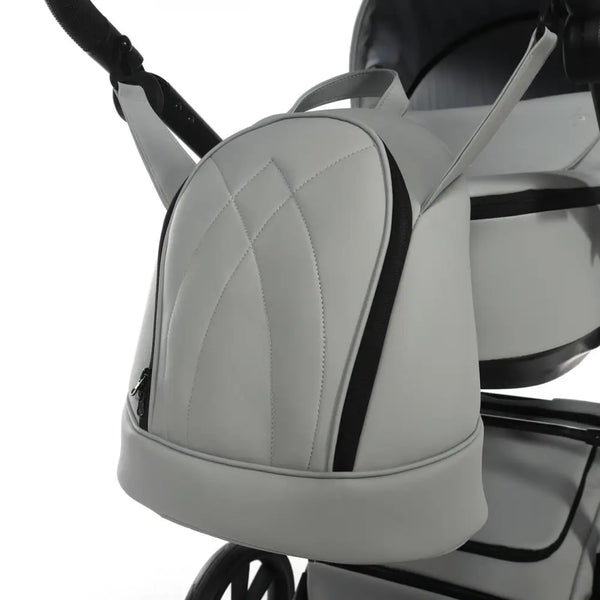 Junama Space Eco Leatherette 4 in 1 Pram with Isofix Base - Grey Junama