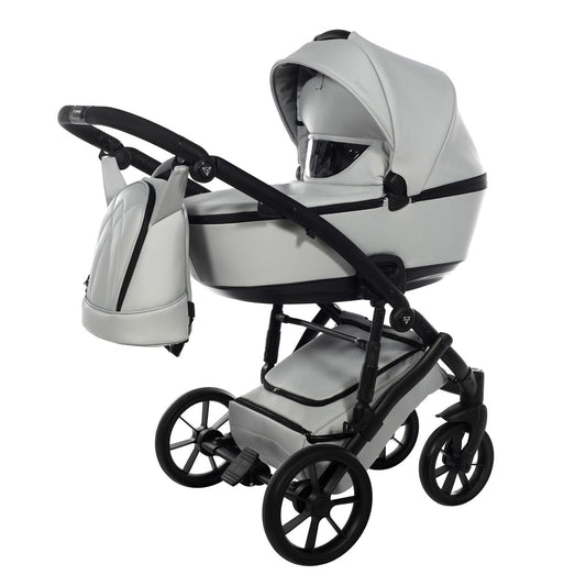 Junama Space Eco Leatherette 4 in 1 Pram with Isofix Base - Grey Junama