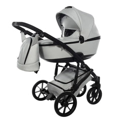 Junama Space Eco Leatherette 4 in 1 Pram with Isofix Base - Grey
