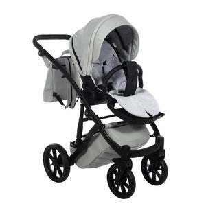 Junama Space Eco Leatherette 4 in 1 Pram with Isofix Base - Grey Junama